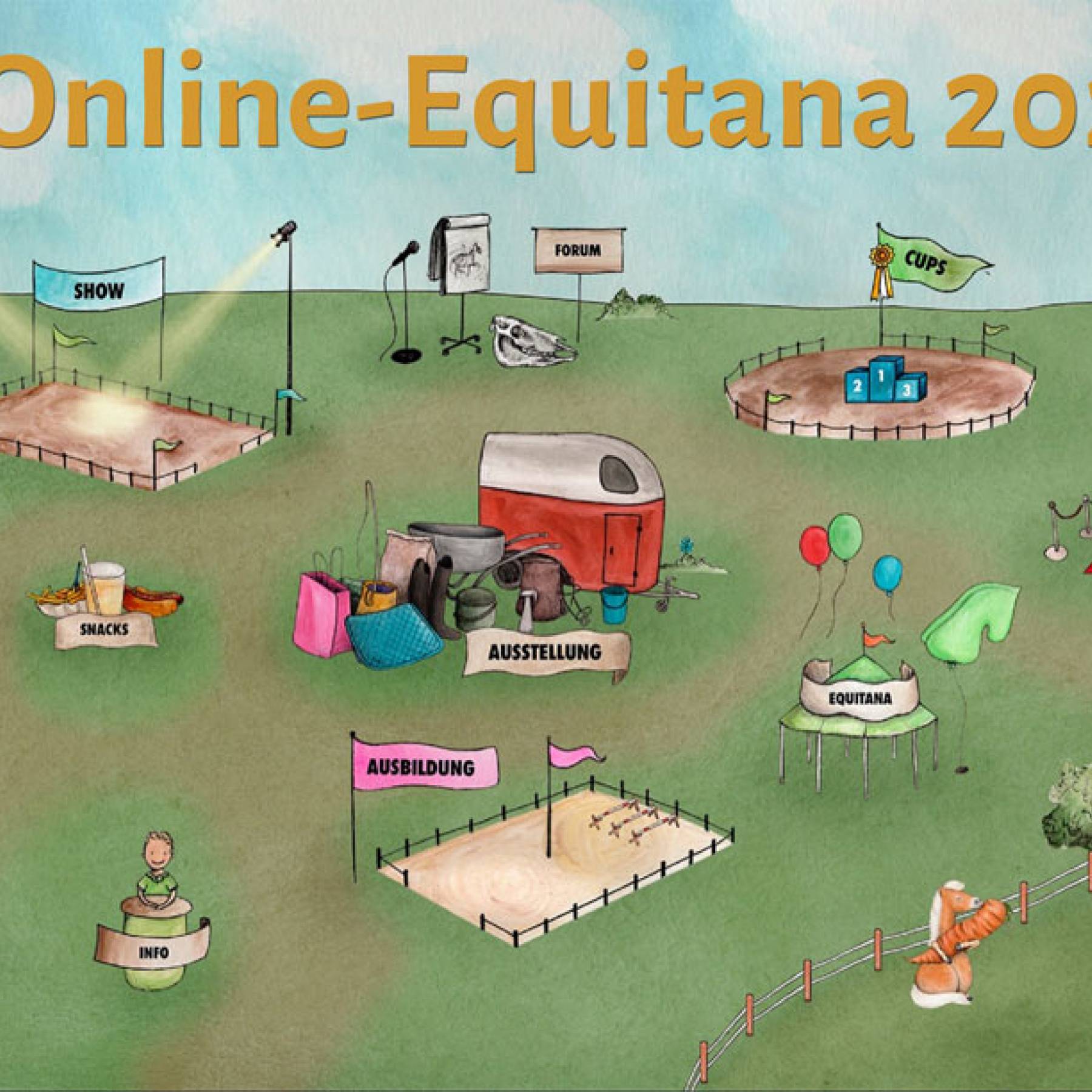 Digitale Version der Equitana Open Air will bei Premiere mit viel Prominenz punkten